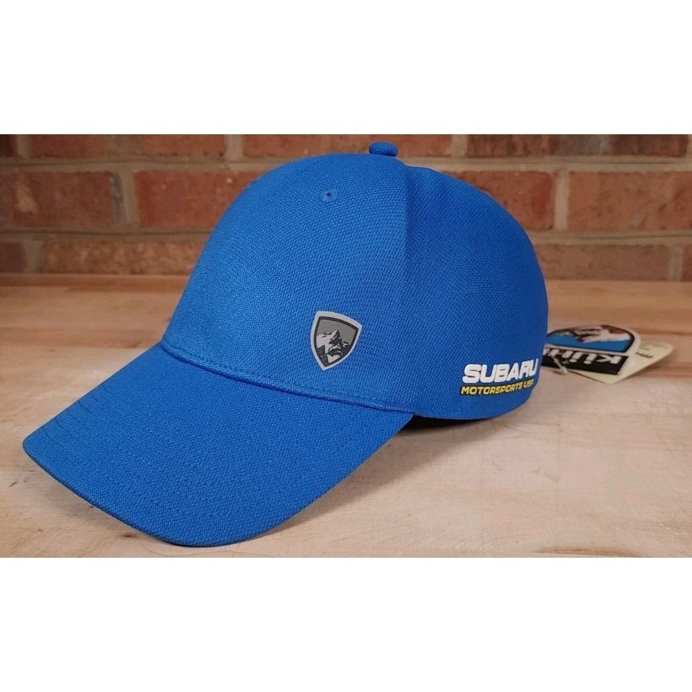 Kuhl Aerifyr Subaru Motorsports USA Logo Rally Blue Strapback Automotive Hat NEW